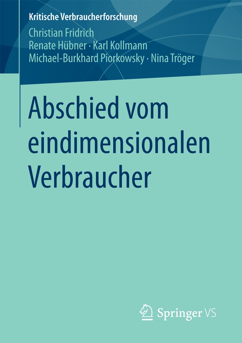 Cover Fridrich Abschied-vom-eindimensionalen-Verbraucher Springer