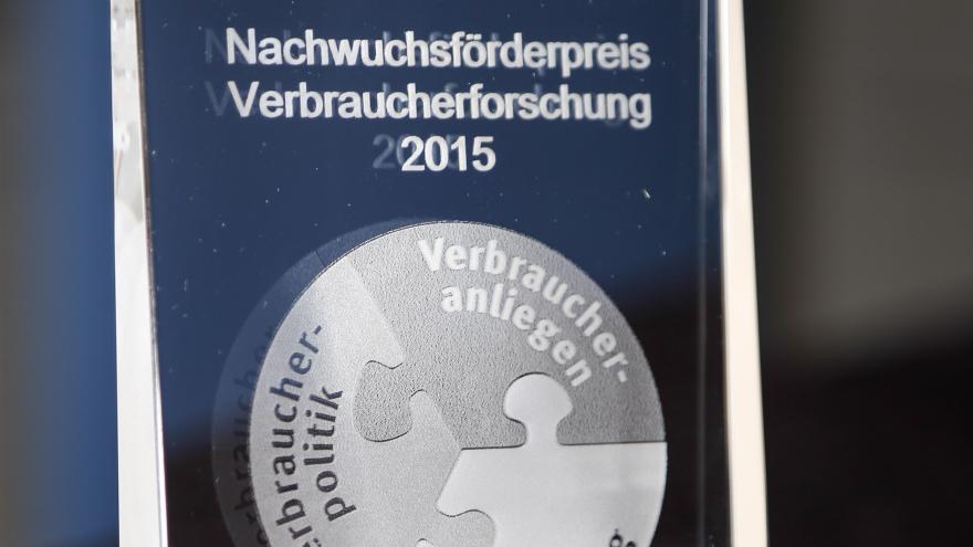 Nachwuchsförderpreis Verbraucherforschung KVF Gebauer